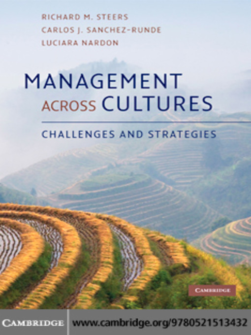 Title details for Management across Cultures by Richard M. Steers - Available